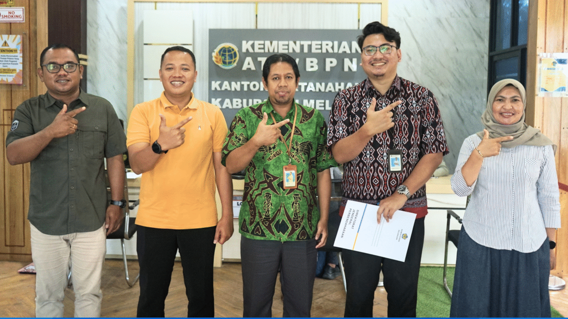 KPPN Cabang Sintang melakukan kunjungan ke Kantor Pertanahan Kabupaten Melawi, pada Jum’at, 26 September 2025.