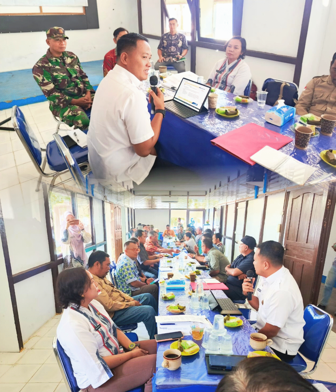 Rapat Koordinasi Tapal Batas yang dilaksanakan oleh Kantor Camat Belimbing, Kamis, 25 September 2025.