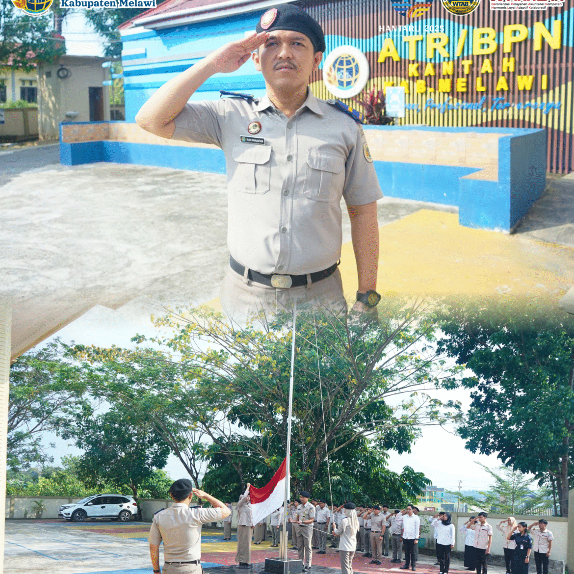 Kantor Pertanahan Kabupaten Melawi Menggelar Upacara Bendera Memperingati HUT Undang-undang Pokok Agraria (UUPA) 2025