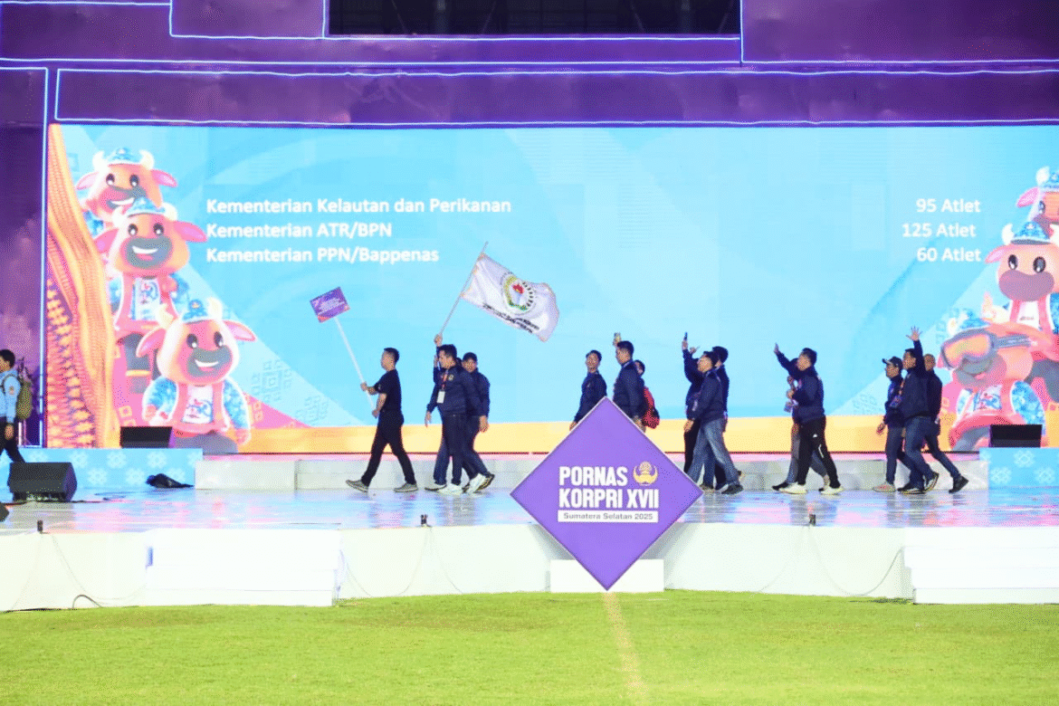 PORNAS XVII KORPRI Resmi Dibuka, Kementerian ATR/BPN Siap Perebutkan Juara di 7 Cabang Olahraga