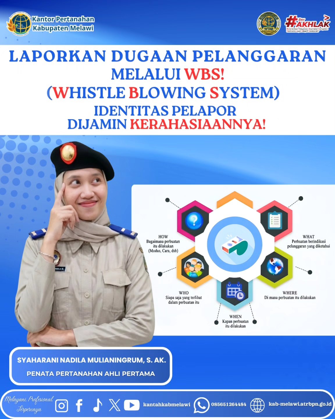 Yuk, sama-sama membangun kebudayaan Stop Gratifikasi, Stop Corruption untuk Indonesia yang lebih baik dan terciptanya birokrasi yang profesional, terpercaya.
